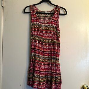 Funky Med Colorful Dress - Size M